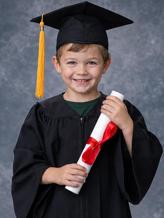 Graduation portrait